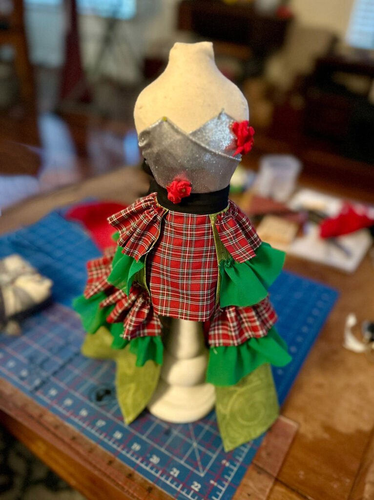 Ashton Nowers First Dress design